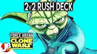 Yoda best deck Star Wars: Force Arena 2v2 gameplay