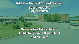 ACSD School Board Meeting 01/12/2026