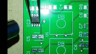 Smd dizgi ve lehimleme işlemi ( SMD AP7362 (Lineer Reg&uuml;lat&ouml;r))