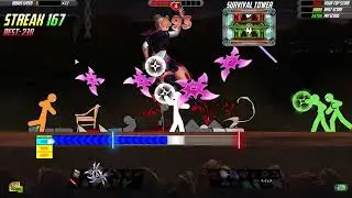 One Finger Death Punch 2   Survival Tier 4   Score 46700