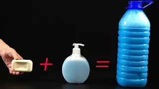 Un metodo semplice per fare 6 litri di sapone liquido partendo da una saponetta!| Perfetto