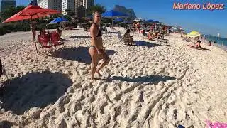 4K⁶⁰ - 👉 ASÍ ES LA PLAYA DE BARRA DA TIJUCA 🏖 - RIO DE JANEIRO - BRASIL ☀️