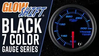 GlowShift | Black 7 Color Gauge Series for Cars and Trucks