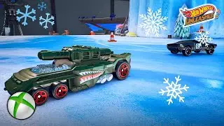 Invader And Rodger Dodger Challenging Fight At Ice Land - Hot Wheels Unleashed