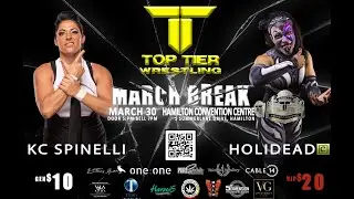 FULL MATCH  - MARCH BREAK -HOLIDEAD (C) VS KC SPINELLI - WOMEN'S CHAMPIONSHIP #womenswrestling