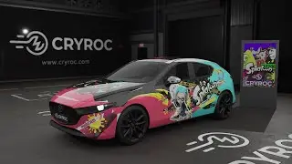 Splat Your Ride: Splatoon 3 Inspired Golf 7 Itasha Design