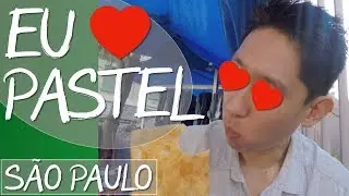 Gringo Provando Pastel e Caldo de Cana em S&atilde;o Paulo