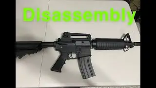 Airsoft M4 Disassembly/Reassembly (How to Take the Gearbox out of Matrix Sportsline M4)