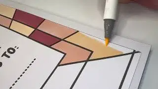 Satisfying ASMR Coloring Book Patterns | Marker Sounds (No talking)
