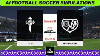 CELTA VIGO vs RAYO VALLECANO ⚽ LaLiga 2025/26 Matchday 20 🟩 EA FC 26 Simulation