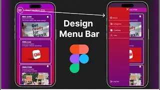 Figma UI project | Figma Menu bar | figma Side bar | figma course In hindi 2024 | figma