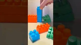 Order bloks according to colors #shorts #fun #baby #اطفال #learning #puzzle #game #alphabet #english