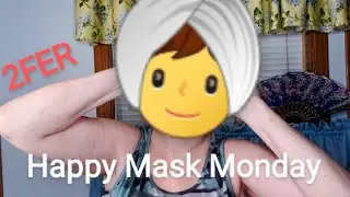 #MASK MONDAY LADIES 🥰 #TWOFER (2 MASKS-1 HAIR, 1 FACE) 🪞👳💖 HAPPY MASK MONDAY!!