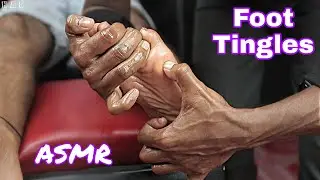 Foot Massage Tingles | Deep Tissue Foot Massage ASMR | Leg Massage With Oil | ASMR Foot Massage