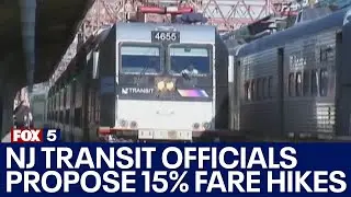 NJ Transit officials propose 15% fare hikes l What to know
