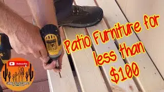 Patio Furniture for less than $100| Affordable Patio Furniture|VLog#81