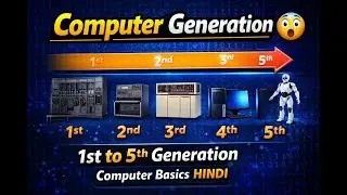 what is computer generation/computer generation kya hai /first generation 5th generation of computer