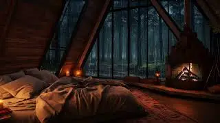 Gentle Night Rain Sounds for Deep Sleep & Relaxation | Calm Rain Noise All Night