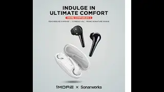 Bluetooth 5.2 Wireless Earbuds - 1MORE ComfoBuds 2