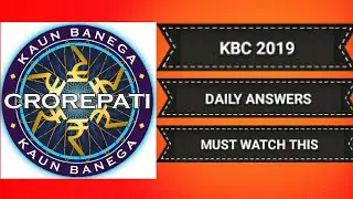 How to get kbc 2019 answers !! How to play kbc play along