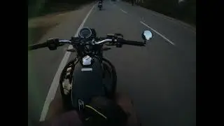 Honda CB350 RS is so stable that i can literally cook and eat food while riding
