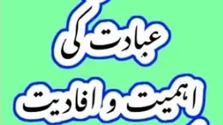 Ibadat ki Ahmiyat o Afadiyat | Bayan: Abdul Waheed | #youtube #viral @wafiaAndMyshaTwoCuties