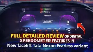 How To Use Digital Speedometer in New Tata Nexon Fearless 🚗📊| Full Guide@Aditya_Ranjan_2403 