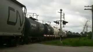 CN 2575 Leads CN Train 412 at Brechin, ON (June 14, 2014)