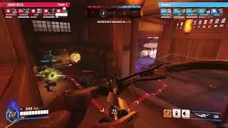 180 headshot rein shatter cancel by HIM &mdash; Overwatch 2 Replay 3JZV89