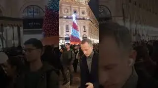 Milan Duomo Walk | Galleria Vittorio Emanuele II | Christmas Atmosphere