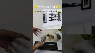 Wood wall shelf mount from meesho #youtubeshorts #ytshorts #shorts #meeshofinds #resaro96 #youtube