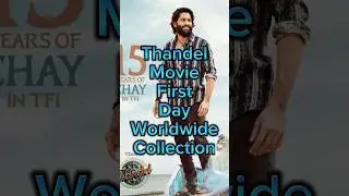 Thandel Box Office Collection Day 1||  #thandel #nagachaitanya #saipallavi
