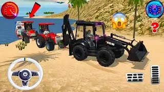 Indian Truck stuck in Deep sea😭😱 || Tractors and JCB rescue🔗🎮 by truck #jcb #tractor 