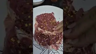 Beef steak juicy and tender The marination part 1