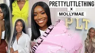 MOLLY MAE'S *NEW* COLLECTION FOR PRETTYLITTLETHING AS CREATIVE DIRECTOR! , WORTH IT? TRY ON HAUL !
