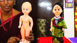 Iyengar Style Saree Draping for Doll 😍 | Madisar Draping | Factory Explorer