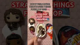 &ldquo;STRANGER THINGS&rdquo; eating FUNKO PoP egg: #shorts #new