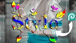 How To Make Gradient Colour Glass Font In Photopea | Photopea Glass Font | Zarraq Shahzaib Editxx