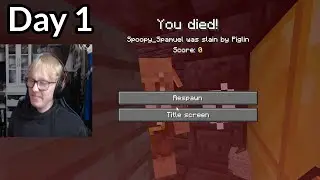 Speedrunning Minecraft Every Day until I'm Good DAY 1