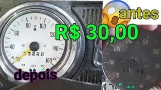 reforma do veloc&iacute;metro do fusca!!!😱