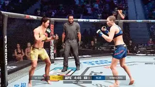 UFC 324 Natalia Silva vs Rose Namajunas UFC 5 Gameplay
