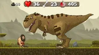 Boss|| Dinosaur 🦕- 1||Level 3|| Caveman Chuck Adventure