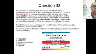 MCQ 32 teratogenic medications, phocomelia, spina bifida, fetal hydantoin syndrome, fetal alcohol sy