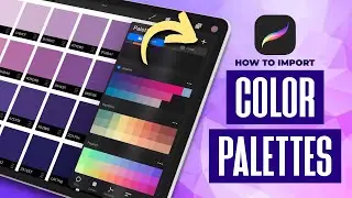 Import And Export Color Palettes In Procreate for iPad