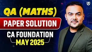 QA (Maths) May 25 Paper Solution | CA. Pranav Popat