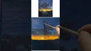 LEARN TO PAINT LANDSCAPES #LandscapePainting #SunsetArt #LearnToPaint #NaturePainting #StepByStepArt