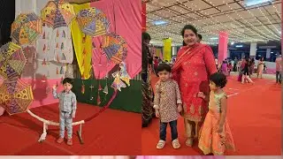Vlog #135| Kids train ride| Navratri nights with us #entertainment #fun #love #babyboy #babygirl
