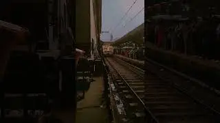 Dadar station local train 💥💥#mumbai #dadar #local #train #srk #indian
