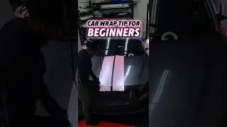 Flawless Racing Stripes! Easy Vinyl Wrap Trick 🔥🚗
