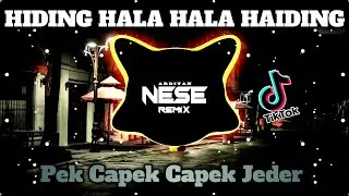 DJ Pek Capek Capek Jeder x DJ Hiding Hala Hala Haiding Trap Slow Bass 2021 (DJ ArdiyanNese Remix)
